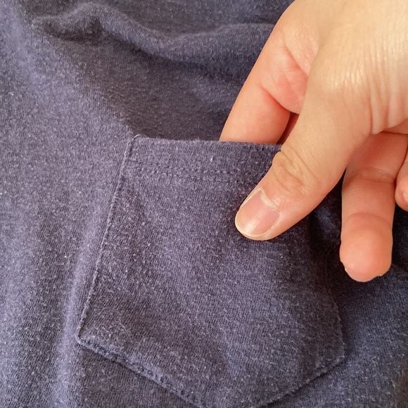 Forever 21 Blue Baseball Tee - Picture 5 of 7